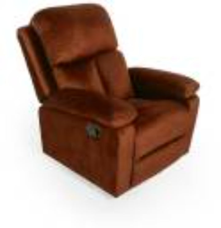 Serene Fabric Manual Recliner  (Finish Color - Ocean Green)