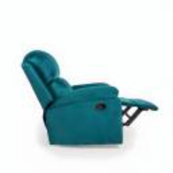 Serene Fabric Manual Recliner  (Finish Color - Ocean Green)